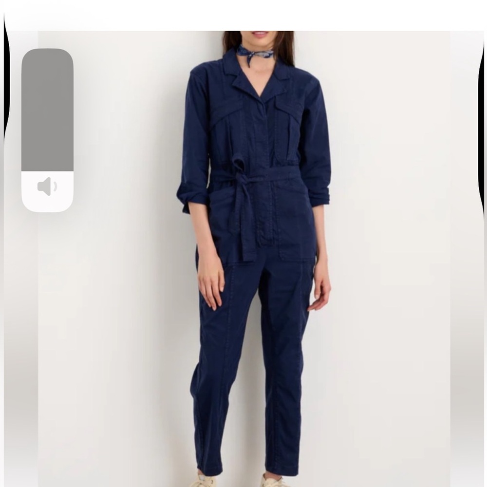 Alex Mill Navy Utility Jumpsuit